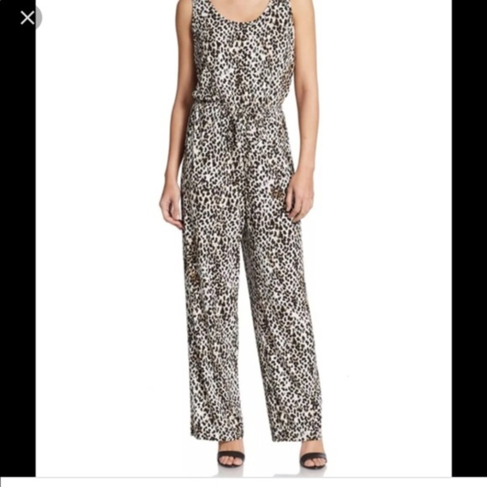 Calvin Klein Leopard Print Jumpsuit